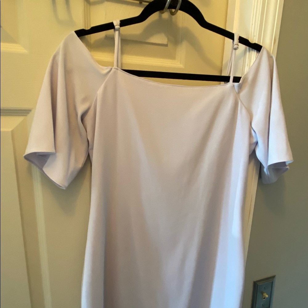 Lavender wedding guest dress